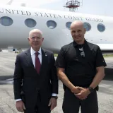 Image: DHS Secretary Alejandro Mayorkas Departs NY for DC (094)