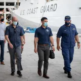 Image: Acting Secretary Wolf Joins USCG Cutter James in Offloading Narcotics (10)