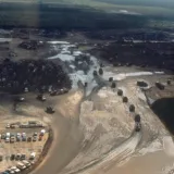 Image: Hurricane Andrew - An aerial view of damage and flooding