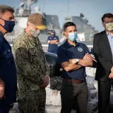 Image: Acting Secretary Wolf Joins USCG Cutter James in Offloading Narcotics (12)