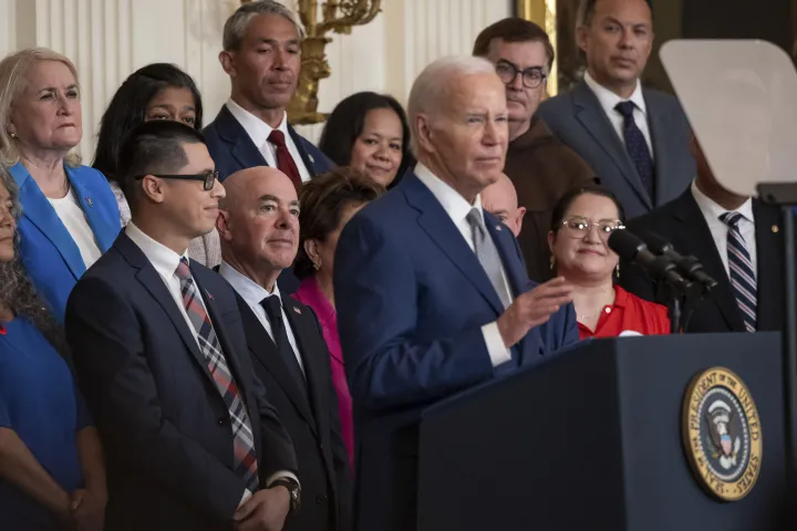 Cover photo for the collection "DHS Secretary Alejandro Mayorkas attends the White House 12th Anniversary of DACA"