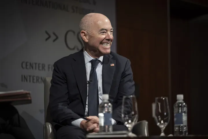 Cover photo for the collection "DHS Secretary Alejandro Mayorkas Attends a Fireside Chat at CSIS Headquarters on UFLPA"