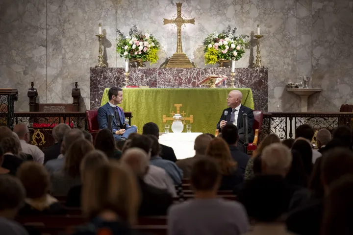 Cover photo for the collection "DHS Secretary Alejandro Mayorkas Participates in a Speaker Series at St. John’s Church"