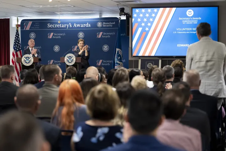 Cover photo for the collection "DHS Secretary Alejandro Mayorkas Presents the 2024 Secretary’s Awards"