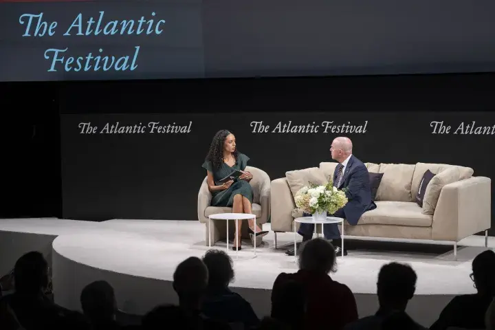 Cover photo for the collection "DHS Secretary Alejandro Mayorkas Attends a Fireside Chat at The Atlantic Festival"