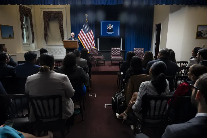 Cover photo for the collection "DHS Secretary Alejandro Mayorkas Delivers Remarks at NSC Hispanic Heritage Month Celebration"