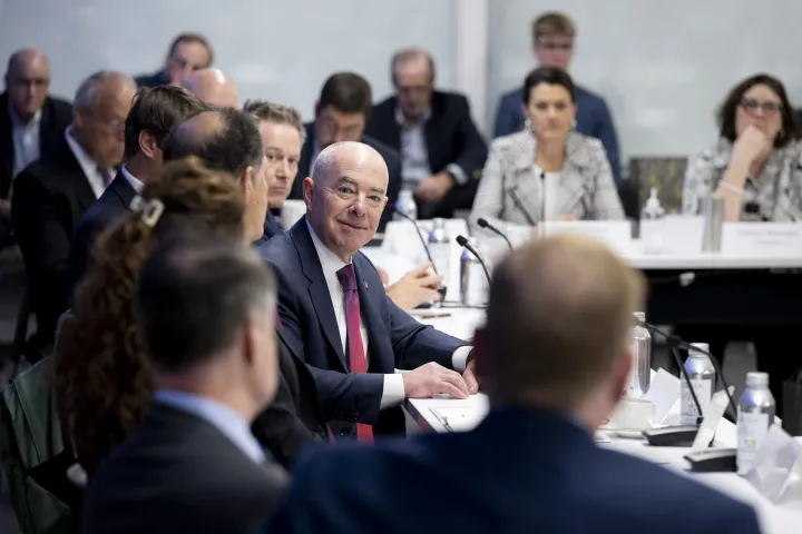 Cover photo for the collection "DHS Secretary Alejandro Mayorkas Delivers Remarks During a USTELECOM Board Meeting"