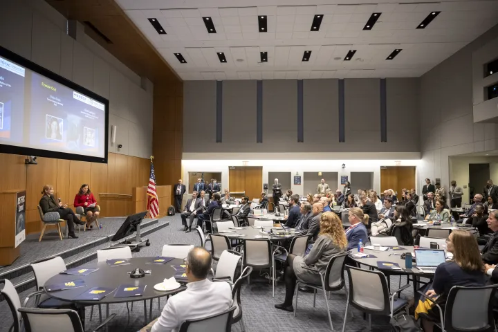 Cover photo for the collection "DHS Senior Official Performing the Duties of the Deputy Secretary Kristie Canegallo Participates in a Fireside Chat at the DHS FFRDC Senior Leadership Summit"