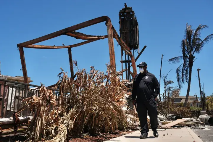 Image: FEMA Surveys Damage from Hawaii Wildfires