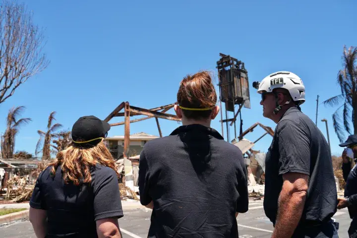 Image: FEMA Associate Administrator Bink Surveys Hawaii Wildfire Damage