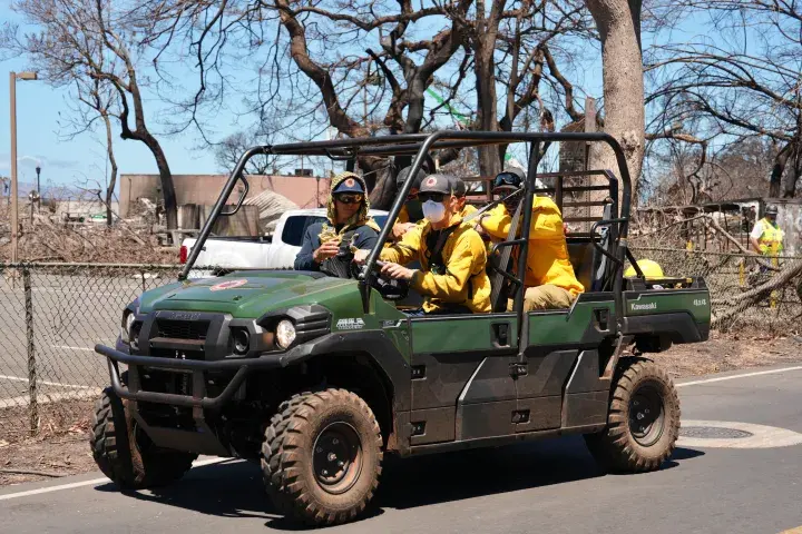 Image: FEMA Surveys Damage from Hawaii Wildfires