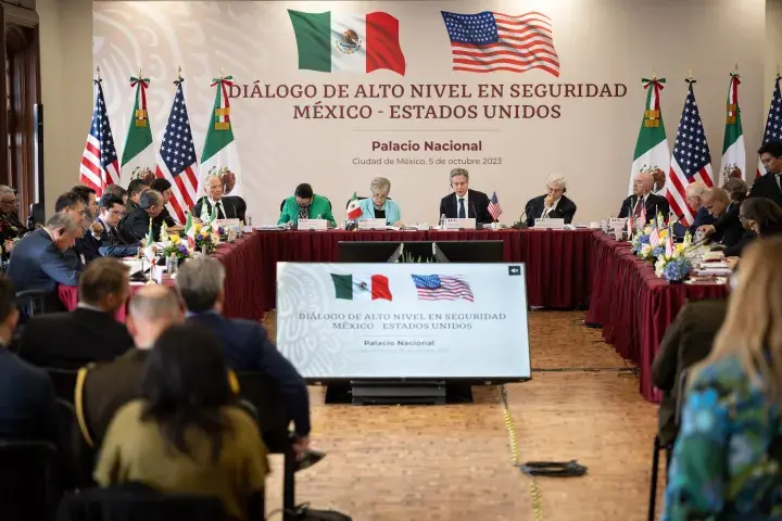 Image: DHS Secretary Alejandro Mayorkas Participates in U.S.-Mexico HLSD (067)