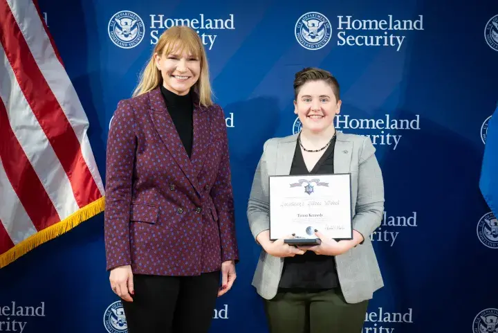 Image: Teresa Kennedy, Secretary's Silver Medal Award   (044)