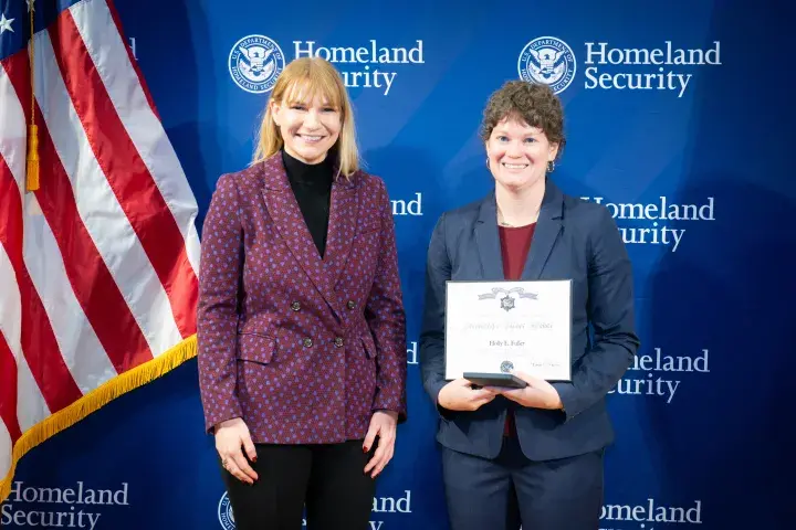 Image: Holly E. Fuller, Secretary's Silver Medal Award (048)