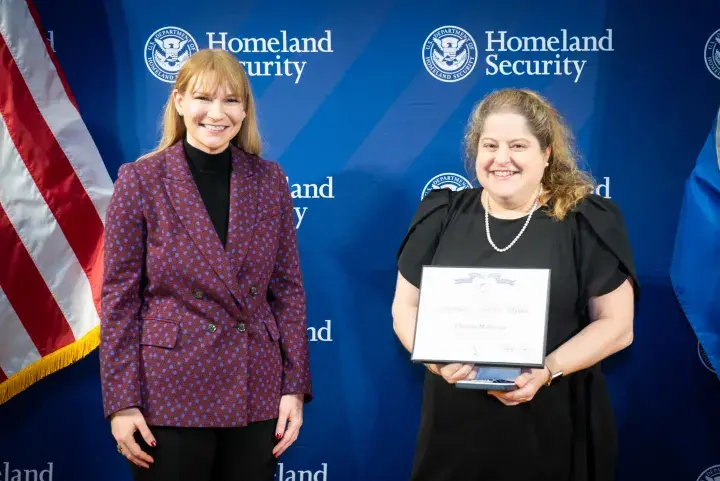 Image: Christina McDonald, Secretary's Silver Medal Award (059)