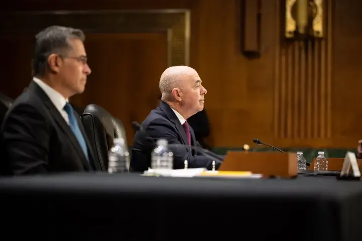 Image: DHS Secretary Alejandro Mayorkas Participates in a Senate Appropriations Committee Hearing (007)