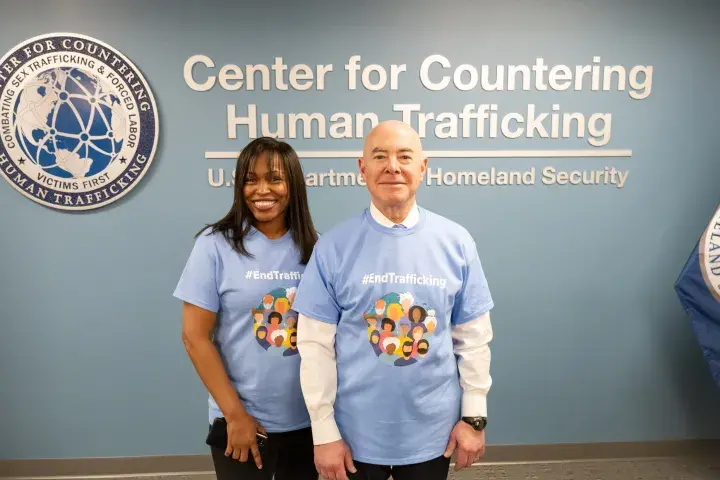 Image: DHS Secretary Alejandro Mayorkas Meets with Employees from the DHS Center for Countering Human Trafficking (008)