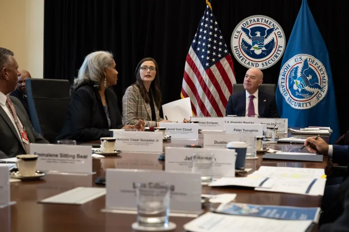 Image: DHS Secretary Alejandro Mayorkas Meets with Tribal Homeland Security Advisory Council (009)