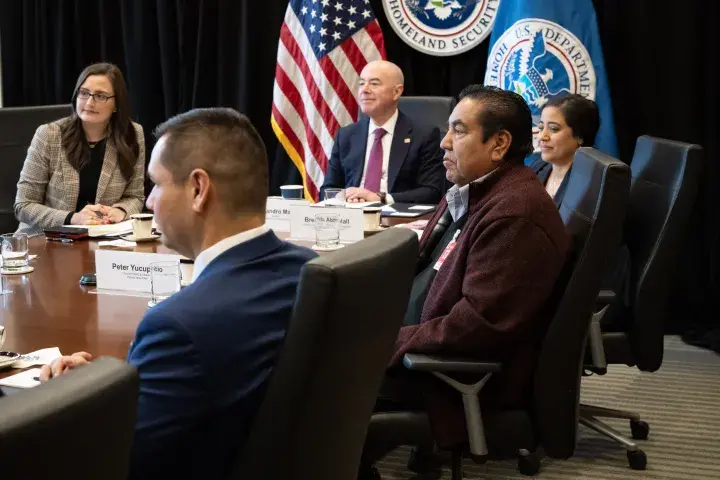 Image: DHS Secretary Alejandro Mayorkas Meets with Tribal Homeland Security Advisory Council (017)