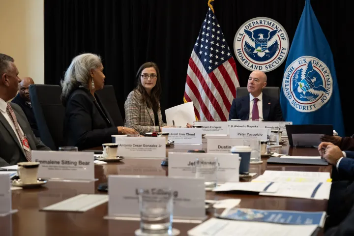 Image: DHS Secretary Alejandro Mayorkas Meets with Tribal Homeland Security Advisory Council (020)