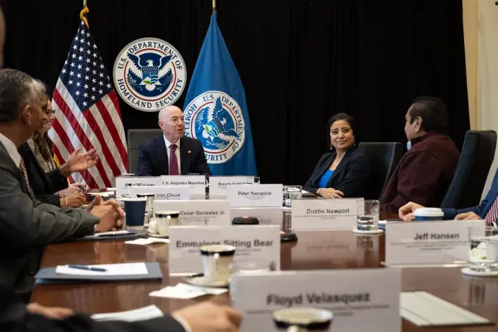 Image: DHS Secretary Alejandro Mayorkas Meets with Tribal Homeland Security Advisory Council (024)