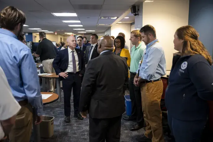 Image: DHS Secretary Alejandro Mayorkas Joins US President Joe Biden at FEMA Headquarters  (011)