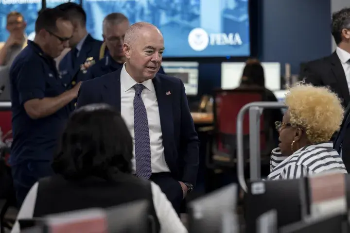 Image: DHS Secretary Alejandro Mayorkas Joins US President Joe Biden at FEMA Headquarters  (014)