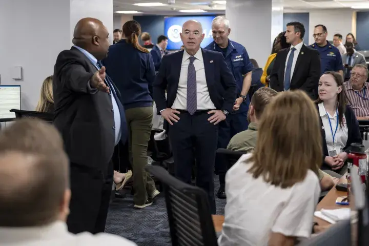 Image: DHS Secretary Alejandro Mayorkas Joins US President Joe Biden at FEMA Headquarters  (018)