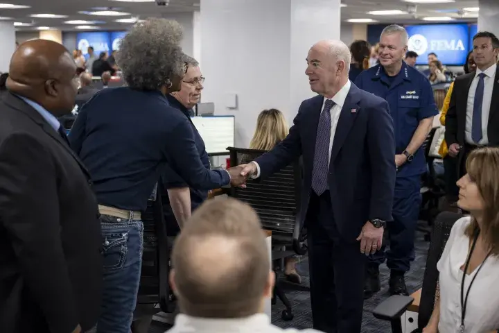 Image: DHS Secretary Alejandro Mayorkas Joins US President Joe Biden at FEMA Headquarters  (019)