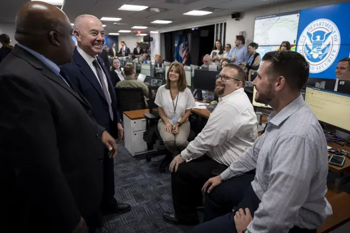 Image: DHS Secretary Alejandro Mayorkas Joins US President Joe Biden at FEMA Headquarters  (021)