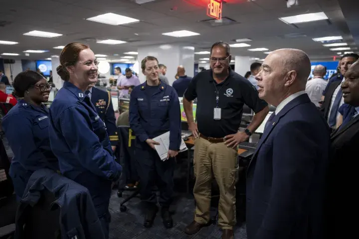 Image: DHS Secretary Alejandro Mayorkas Joins US President Joe Biden at FEMA Headquarters  (027)