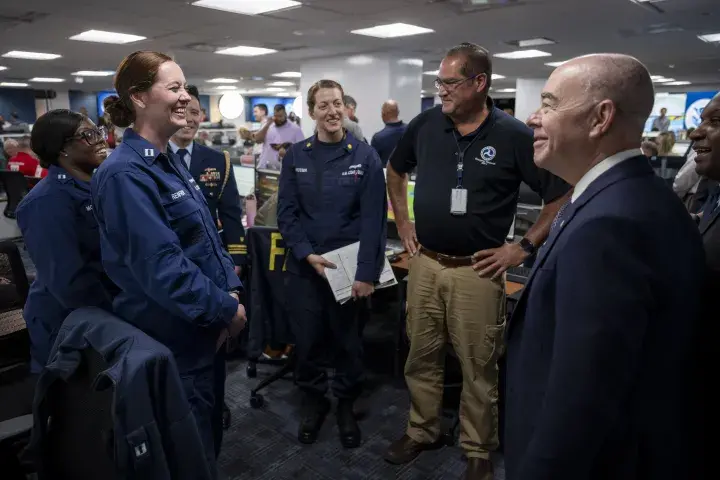 Image: DHS Secretary Alejandro Mayorkas Joins US President Joe Biden at FEMA Headquarters  (028)