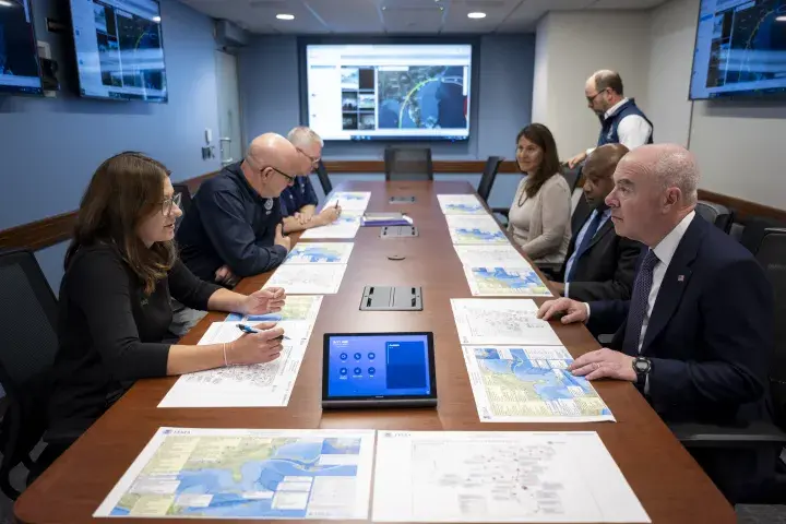 Image: DHS Secretary Alejandro Mayorkas Joins US President Joe Biden at FEMA Headquarters  (036)