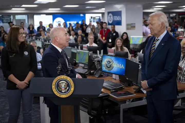 Image: DHS Secretary Alejandro Mayorkas Joins US President Joe Biden at FEMA Headquarters  (048)