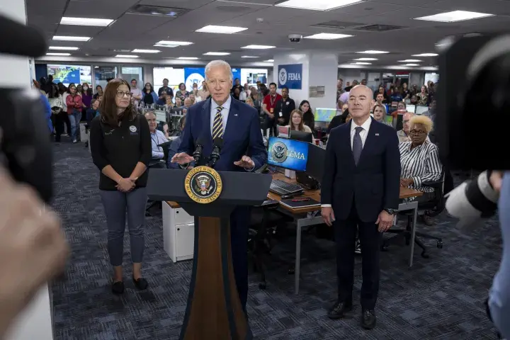 Image: DHS Secretary Alejandro Mayorkas Joins US President Joe Biden at FEMA Headquarters  (051)