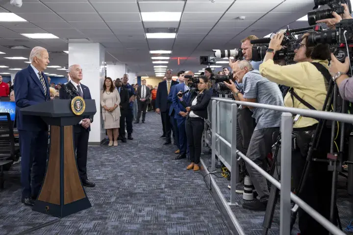 Image: DHS Secretary Alejandro Mayorkas Joins US President Joe Biden at FEMA Headquarters  (063)