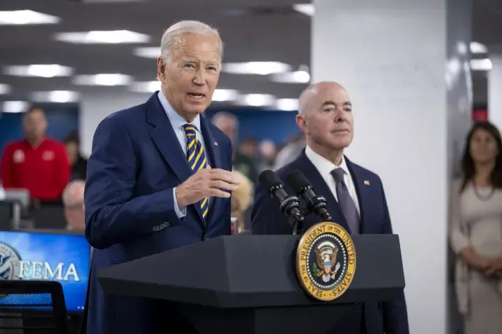 Image: DHS Secretary Alejandro Mayorkas Joins US President Joe Biden at FEMA Headquarters  (065)