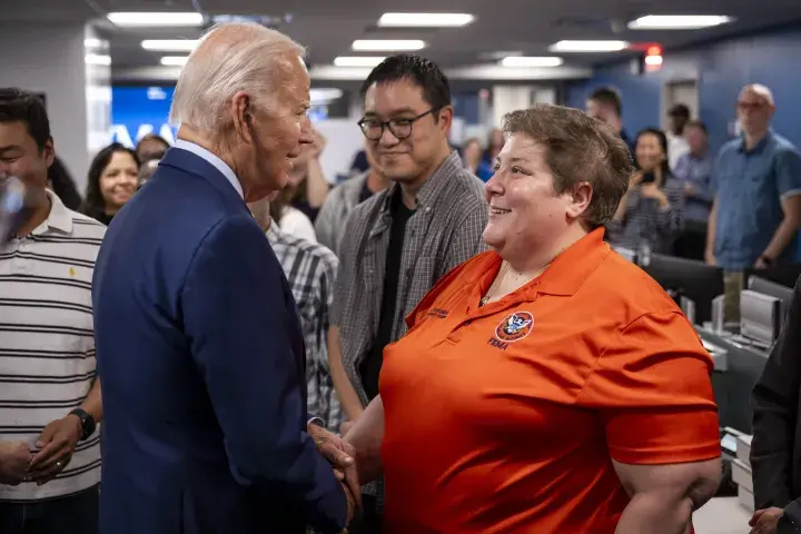 Image: DHS Secretary Alejandro Mayorkas Joins US President Joe Biden at FEMA Headquarters  (071)