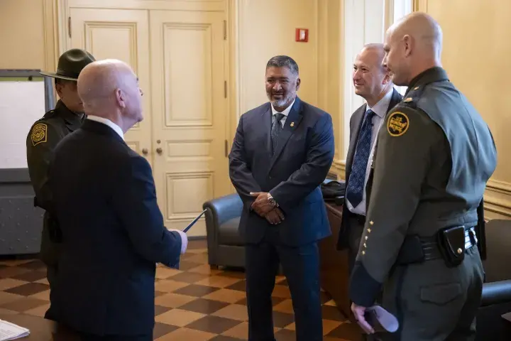 Image: DHS Secretary Alejandro Mayorkas Participates in the CBP Change of Command Ceremony   (002)