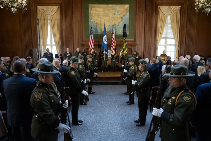 Image: DHS Secretary Alejandro Mayorkas Participates in the CBP Change of Command Ceremony   (017)