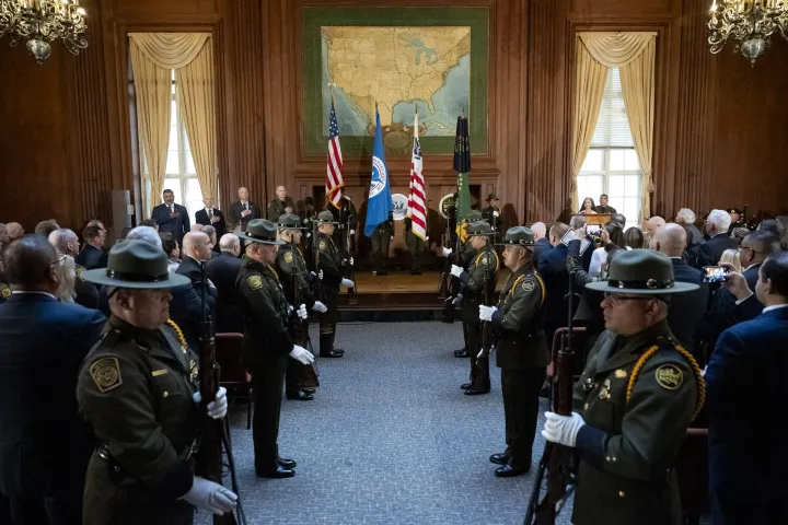 Image: DHS Secretary Alejandro Mayorkas Participates in the CBP Change of Command Ceremony   (018)