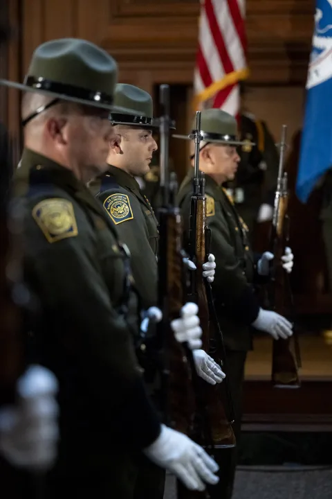 Image: DHS Secretary Alejandro Mayorkas Participates in the CBP Change of Command Ceremony   (020)