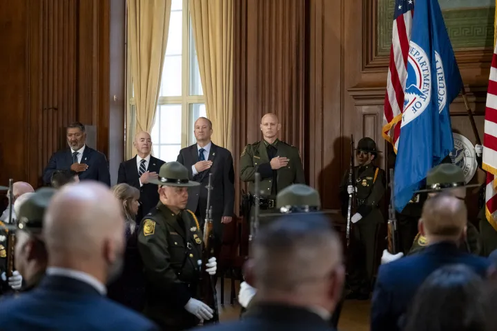 Image: DHS Secretary Alejandro Mayorkas Participates in the CBP Change of Command Ceremony   (022)