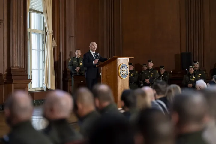 Image: DHS Secretary Alejandro Mayorkas Participates in the CBP Change of Command Ceremony   (036)