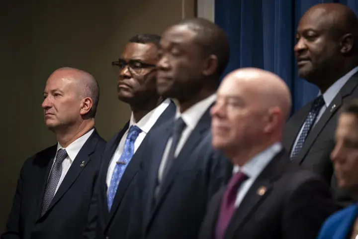 Press Conference at the Department of Justice (005) | U.S. Customs and ...