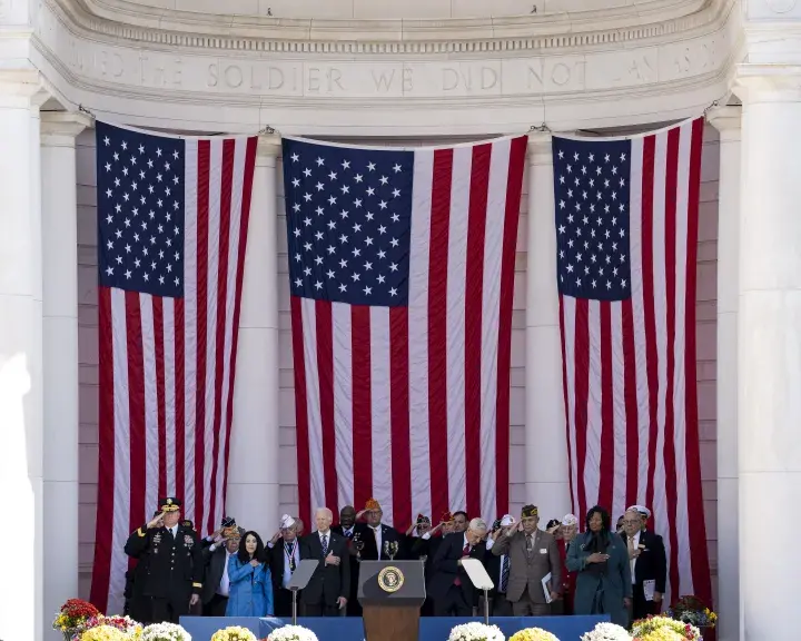 Image: DHS Secretary Alejandro Mayorkas Attends the Annual Veterans Day Ceremony at Arlington National Cemetery (028)