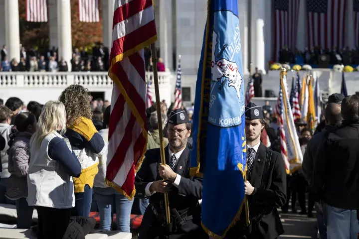 Image: DHS Secretary Alejandro Mayorkas Attends the Annual Veterans Day Ceremony at Arlington National Cemetery (032)