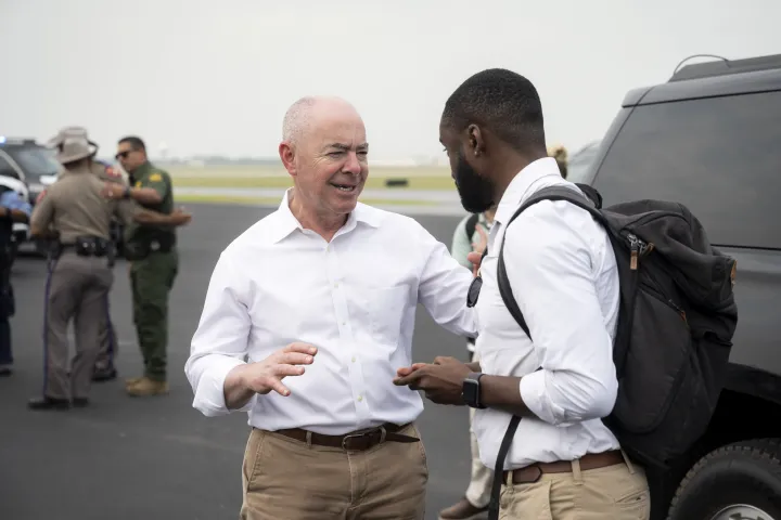 Image: DHS Secretary Alejandro Mayorkas Travels to Brownsville, Texas  (271)