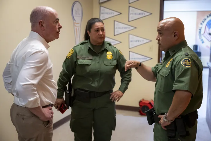 Image: DHS Secretary Alejandro Mayorkas Visits Camp Monument  (123)