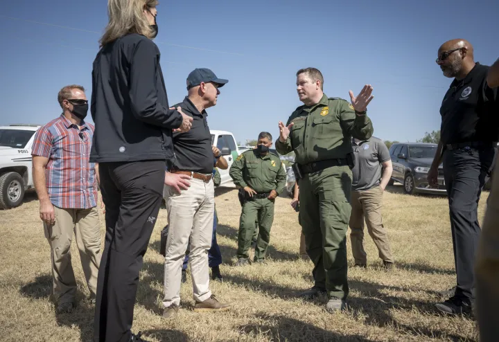 DHS Secretary Alejandro Mayorkas Tours Del Rio International Bridge (3 ...